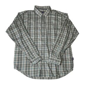 Patagonia Fjord Flannel Long Sleeve Button Up Shirt Mens Size‎ M